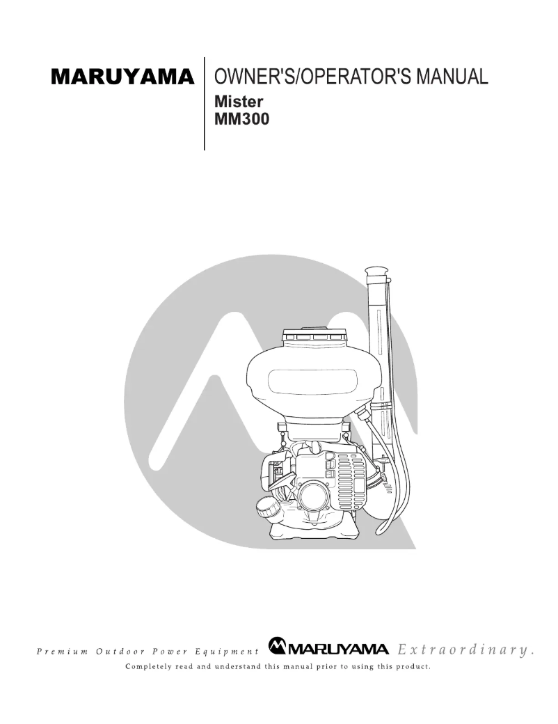 Imagen de la primera página del manual del dispositivo MM300