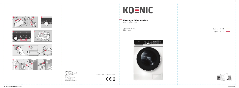 Página 1 del manual Manual de usuario Koenic KWDR 8632 A INV