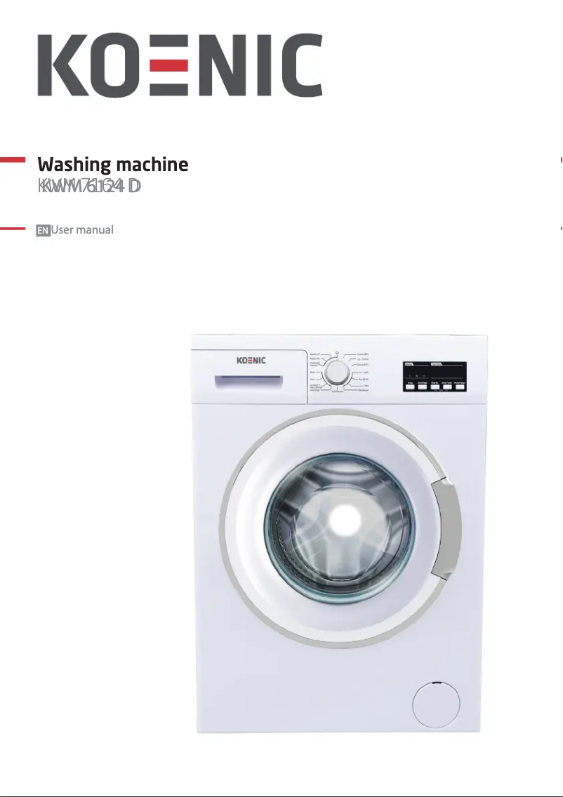 Imagen de la primera página del manual del dispositivo KWM 6124 D