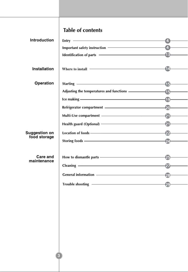 Página nº 1 - Manual de usuario LG GC-B273STQK