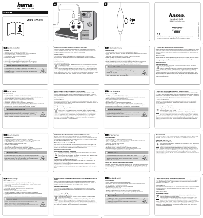 Imagen de la primera página del manual del dispositivo HS-P100