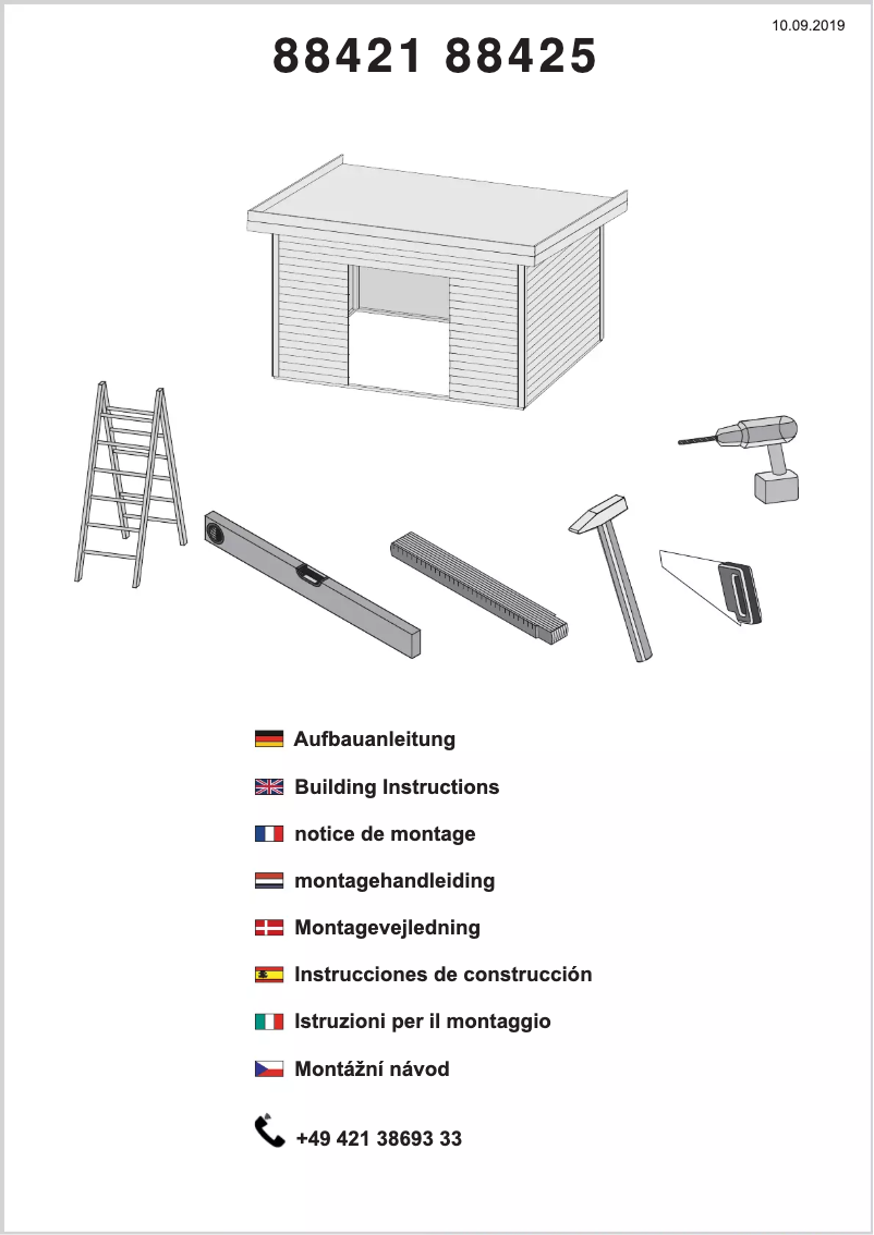 Página nº 1 - Manual de usuario Karibu Northeim