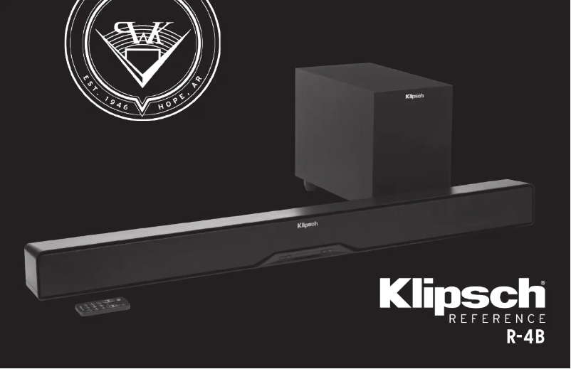 Página 1 del manual Manual de usuario Klipsch R-4B