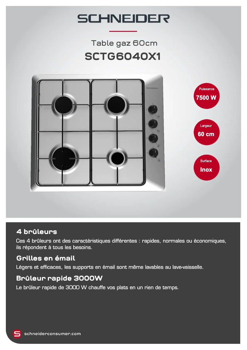 Imagen de la primera página del manual del dispositivo SCTG6040X1