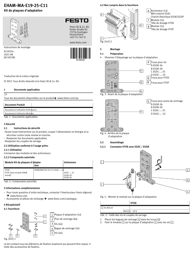 Página 1 del manual Manual de usuario Festo EHAM-MA-E19-25-C11