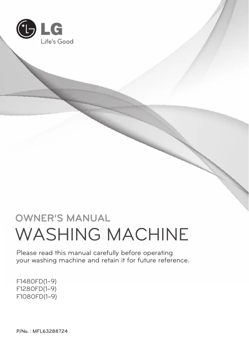 Página 1 del manual Manual de usuario LG F1480FD6