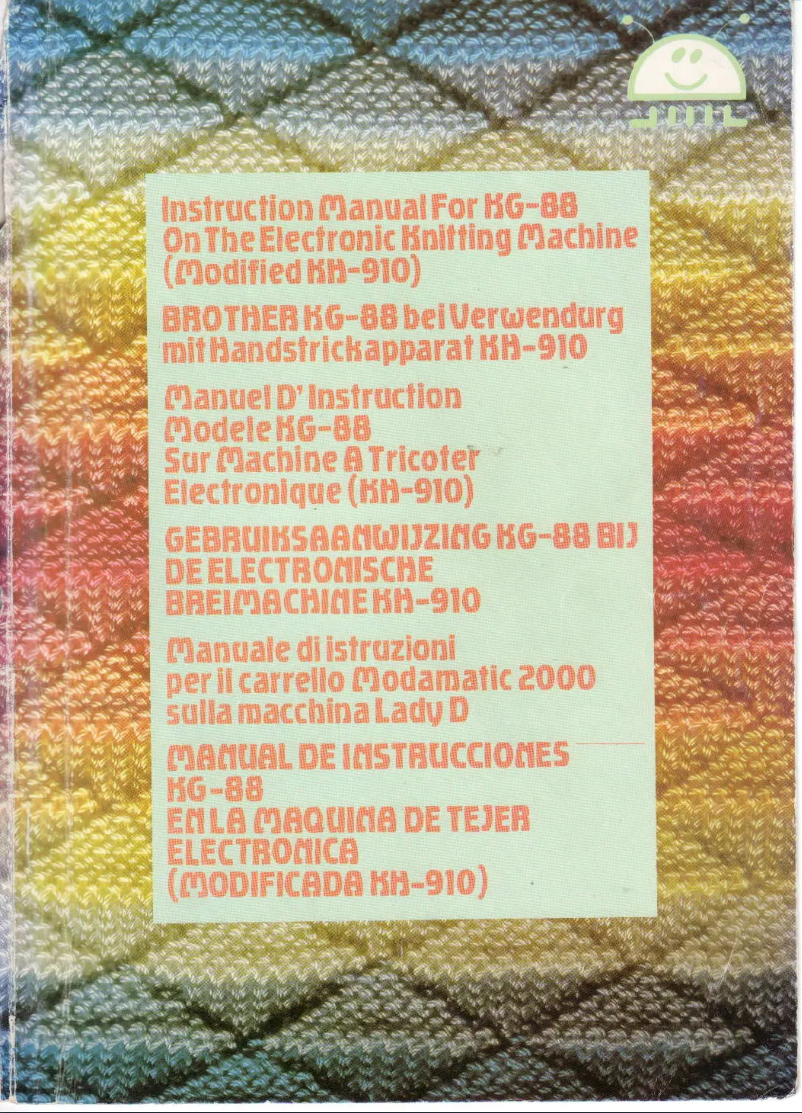 Imagen de la primera página del manual del dispositivo KH910