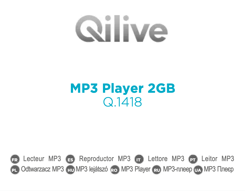 Página 1 del manual Manual de usuario Qilive Q.1418