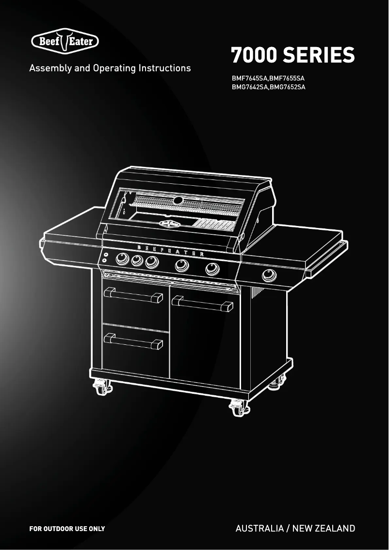 Imagen de la primera página del manual del dispositivo BMF7645SA