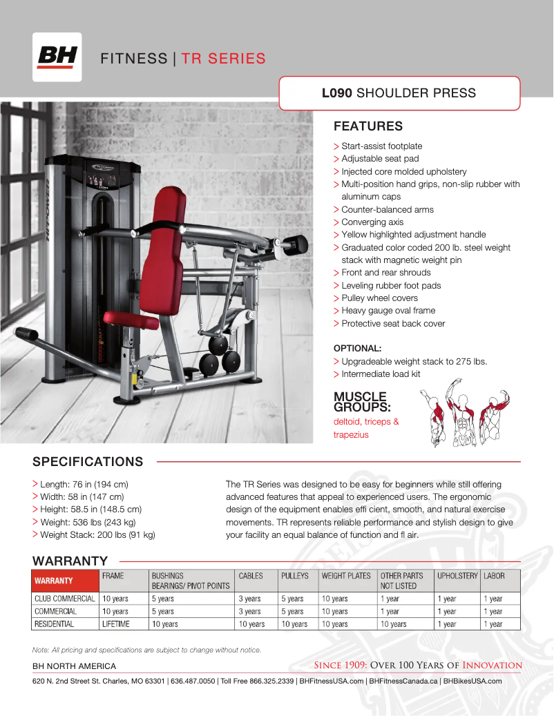 Imagen de la primera página del manual del dispositivo L090