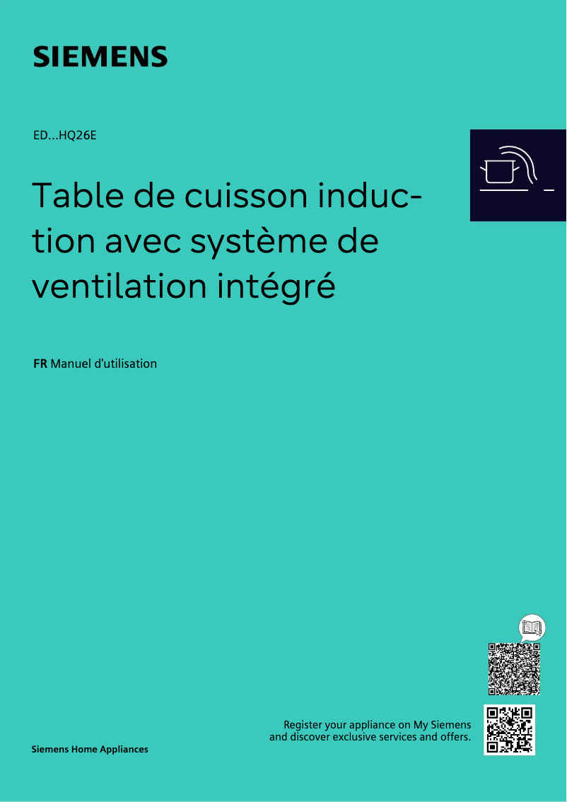 Página nº 1 - Manual de usuario Siemens ED807HQ26E