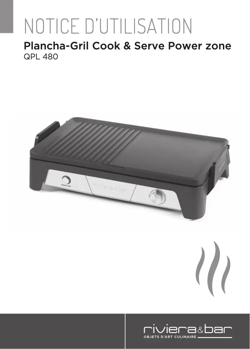 Página 1 del manual Manual de usuario Riviera & Bar QPL480