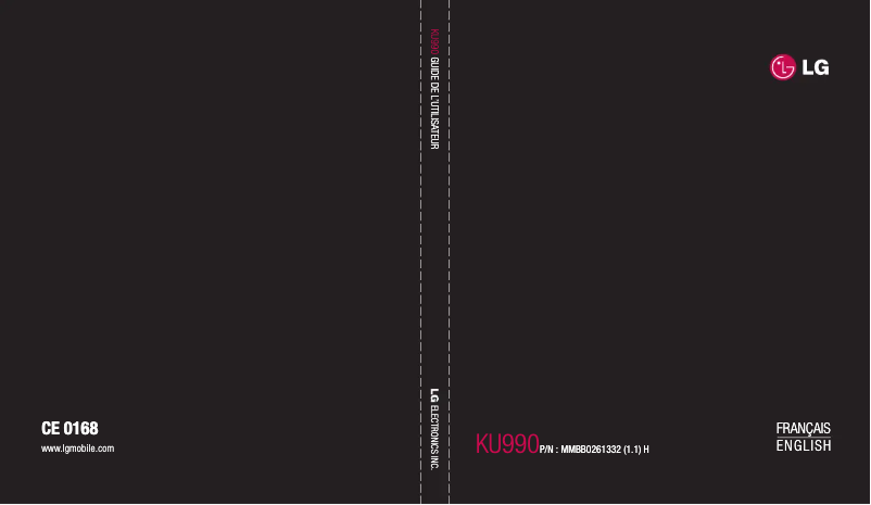 Página nº 1 - Manual de usuario LG KU990