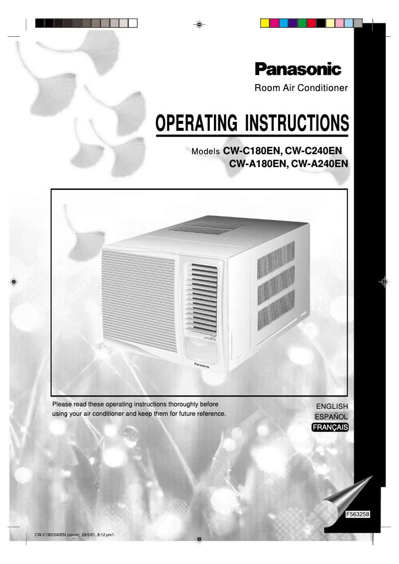 Imagen de la primera página del manual del dispositivo CW-A240