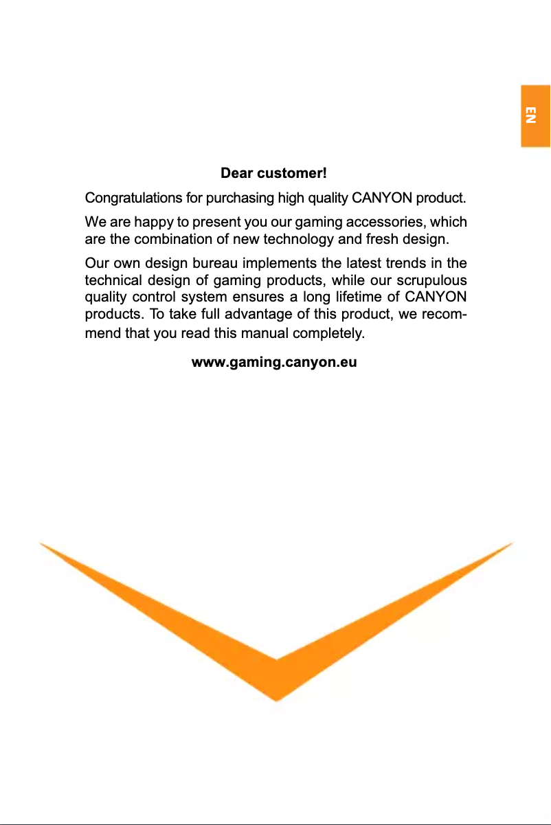 Página 1 del manual Manual de usuario Canyon CND-SKB7