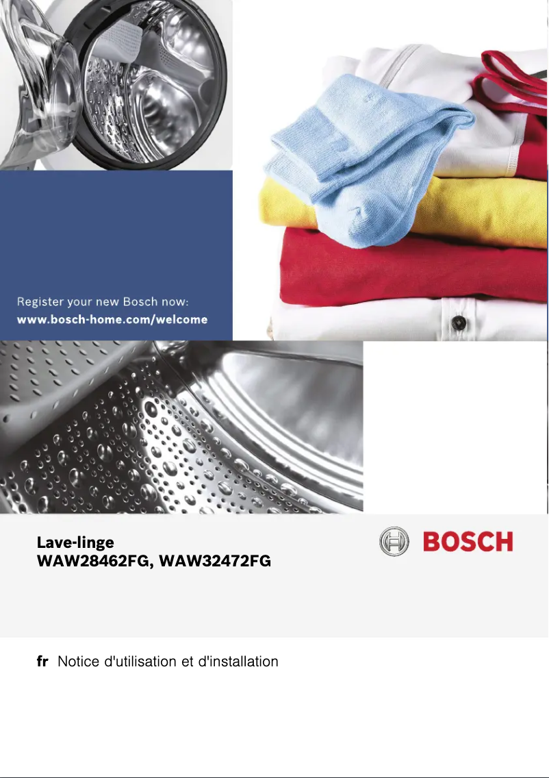Página 1 del manual Manual de usuario Bosch WAW28462FG