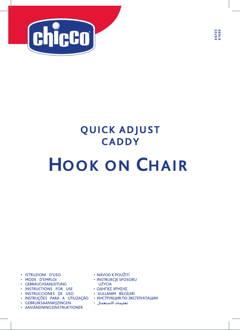 Página 1 del manual Manual de usuario Chicco Quick Adjust