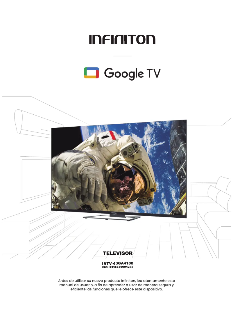Página 1 del manual Manual de usuario Infiniton INTV-43GA4100