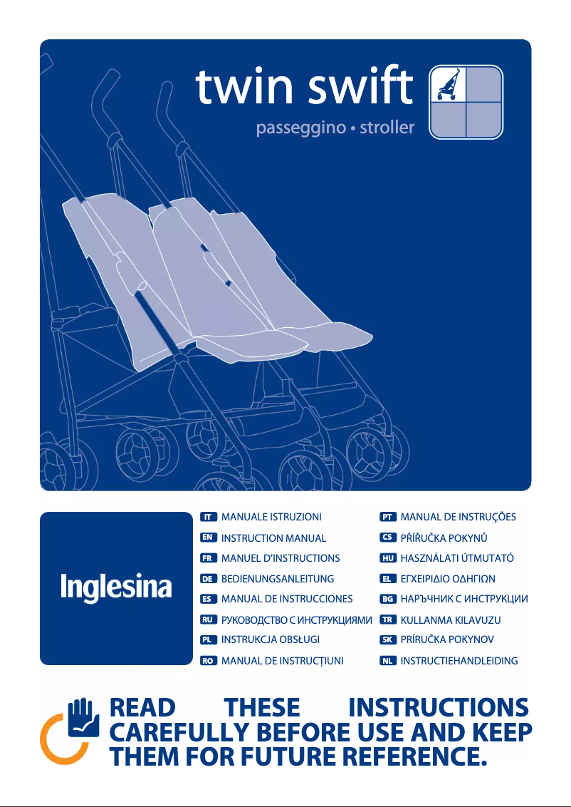 Imagen de la primera página del manual del dispositivo Twin Swift