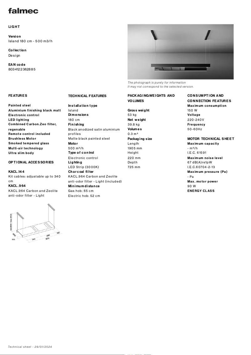 Imagen de la primera página del manual del dispositivo Light