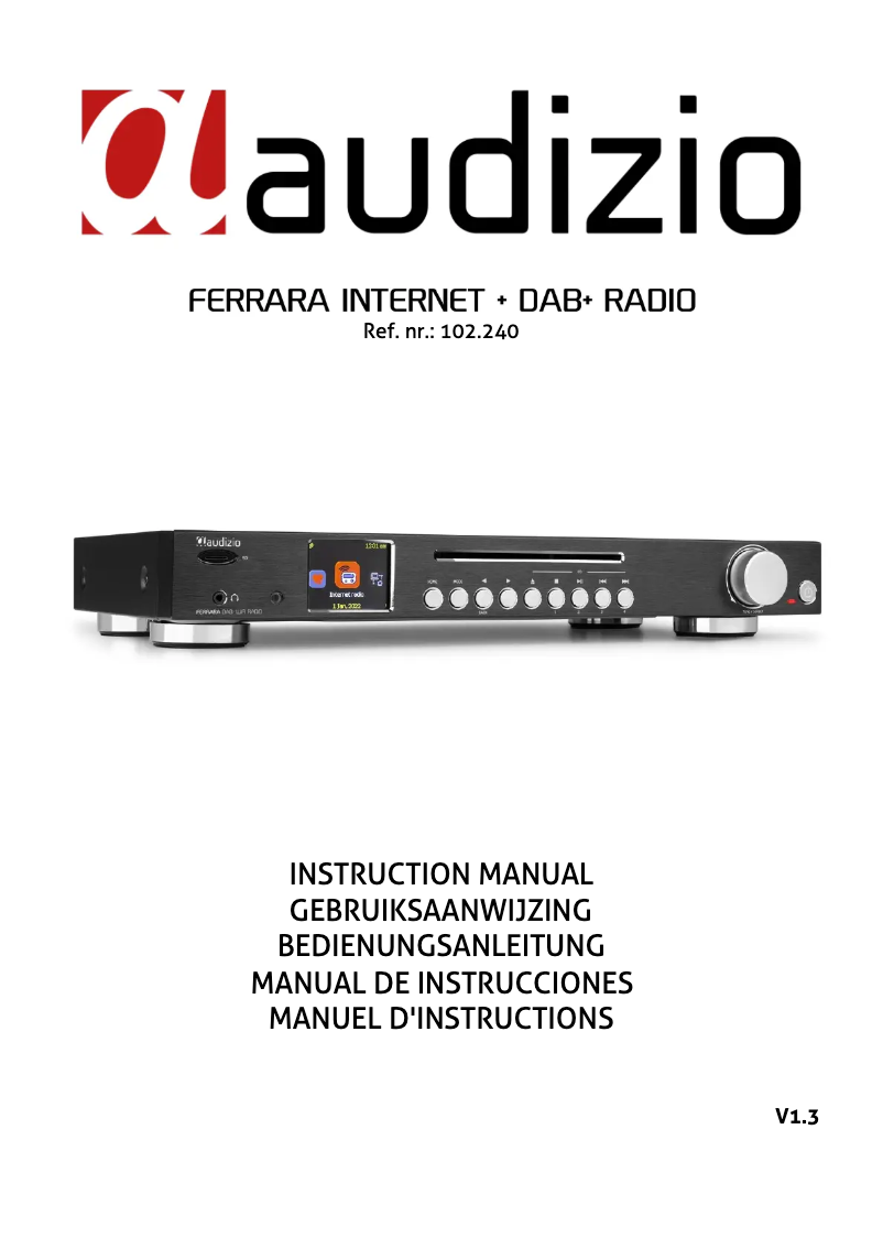 Página 1 del manual Manual de usuario Audizio Ferrara