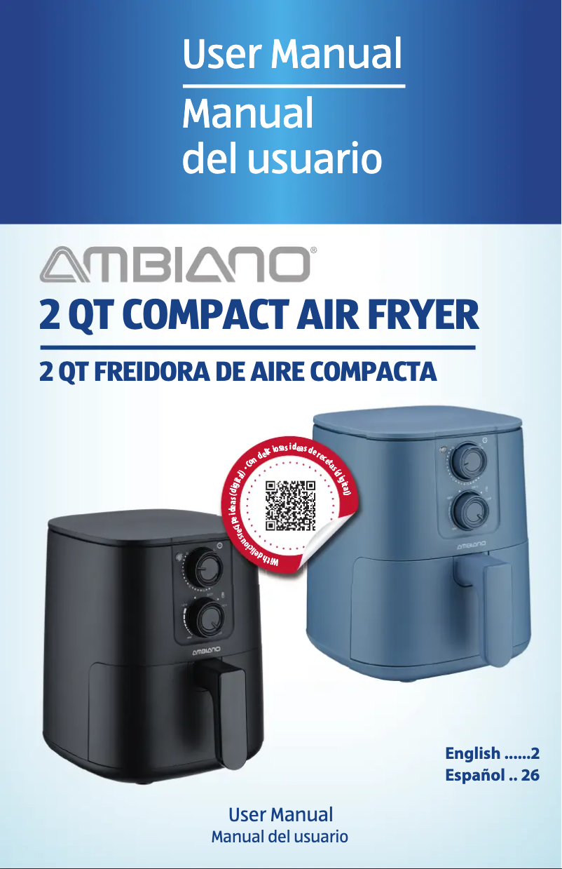 Página 1 del manual Manual de usuario Ambiano GT-AF-09