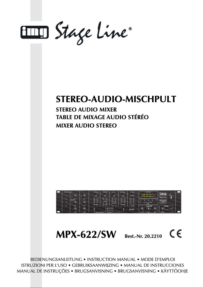 Imagen de la primera página del manual del dispositivo MPX-622-SW