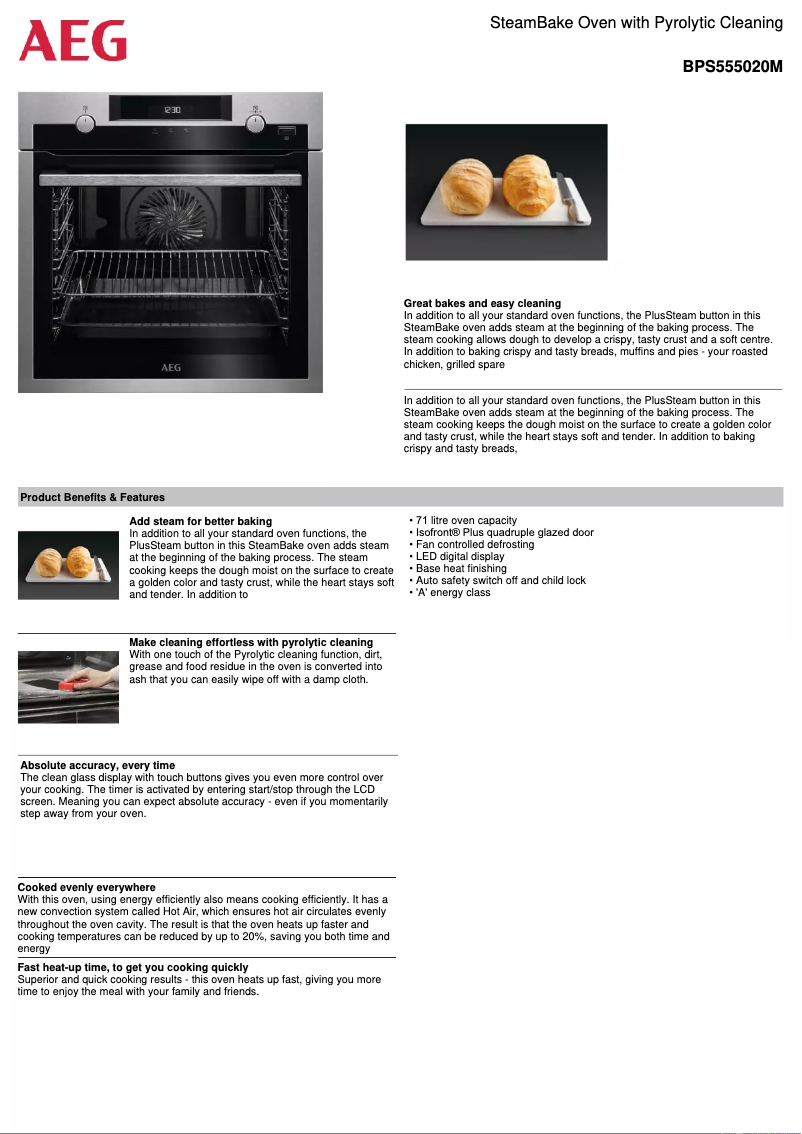 Imagen de la primera página del manual del dispositivo BPS555020M