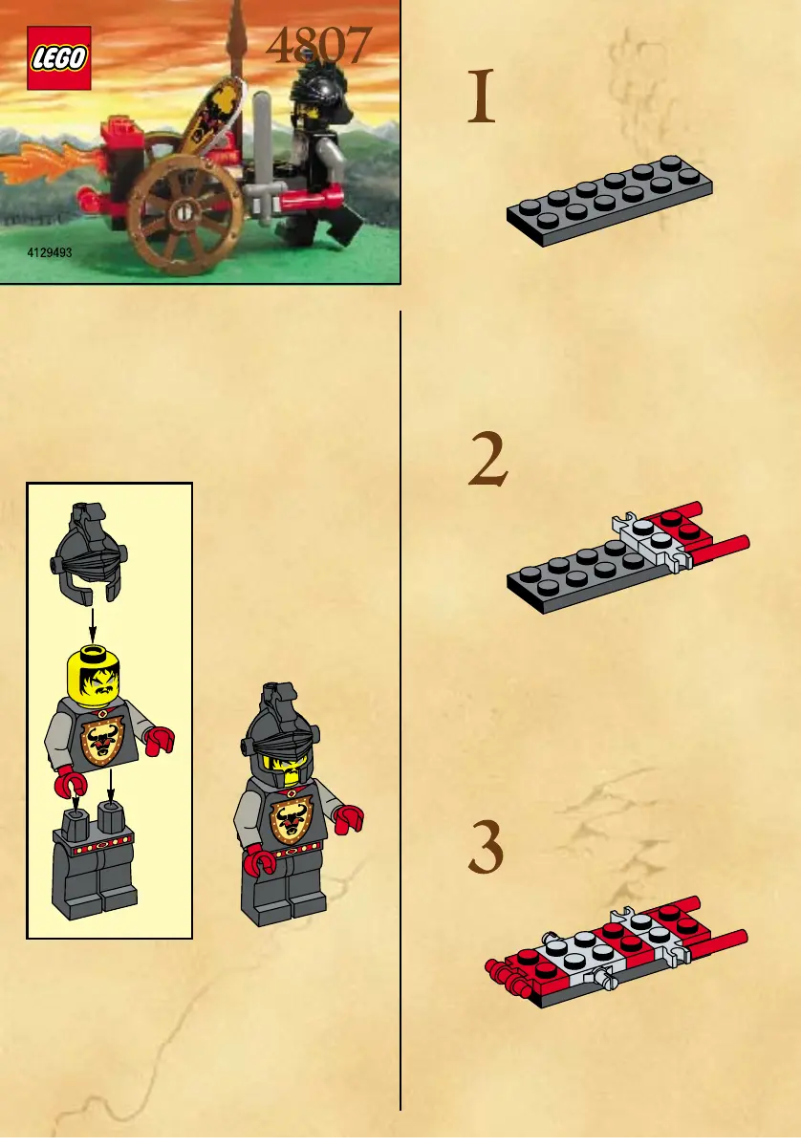 Página 1 del manual Manual de usuario Lego FIRE ATTACK
