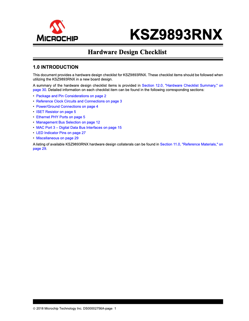 Imagen de la primera página del manual del dispositivo KSZ9893