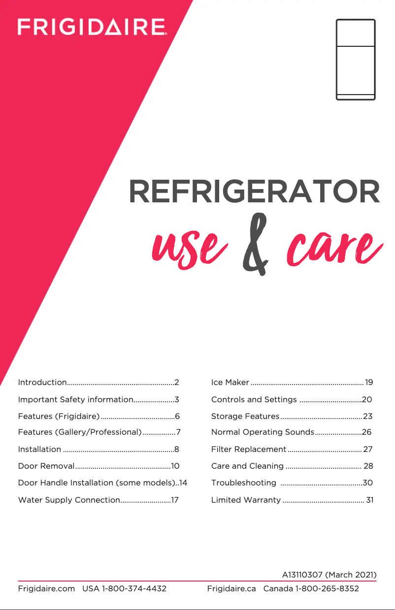 Imagen de la primera página del manual del dispositivo FFHT2045VW