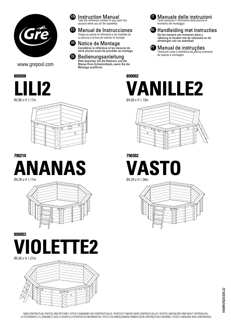 Página nº 1 - Manual de usuario Gre 800003