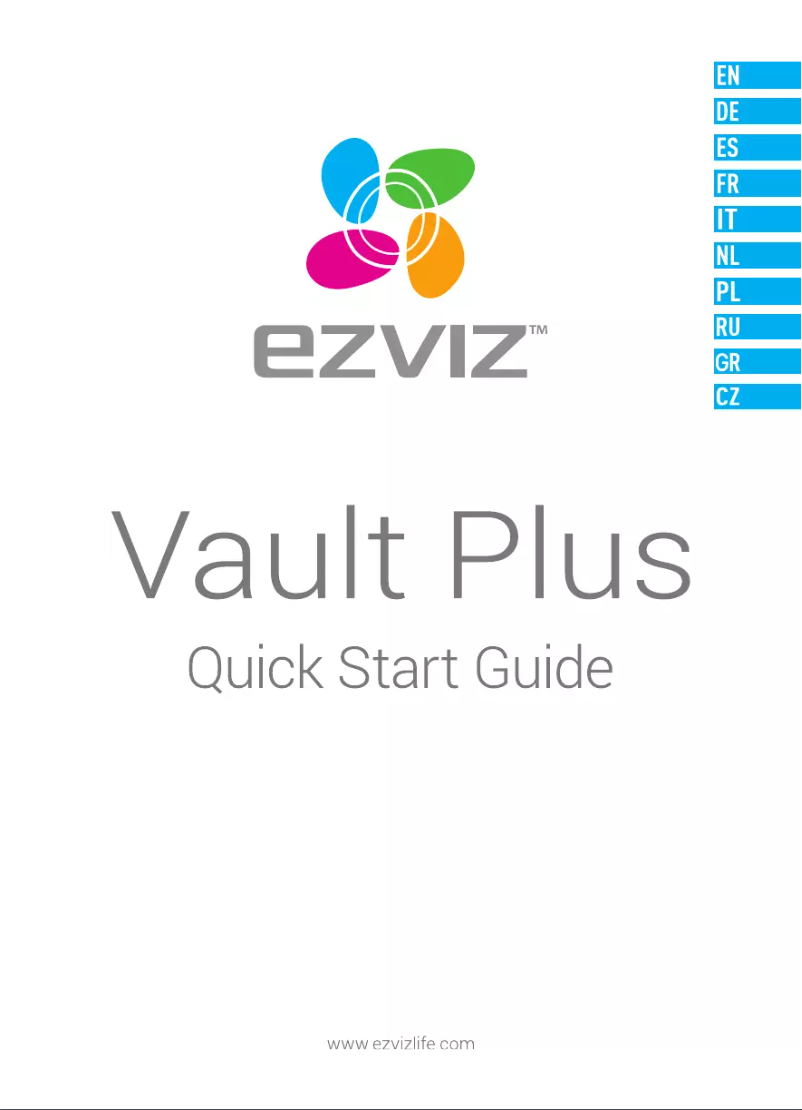 Página 1 del manual Manual de usuario EZVIZ Vault Plus