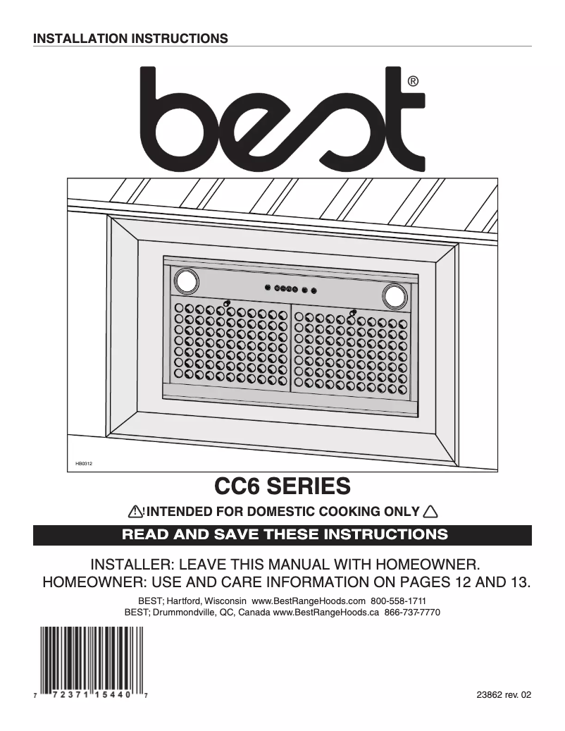 Imagen de la primera página del manual del dispositivo CC65I28SB