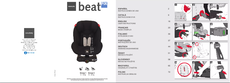 Imagen de la primera página del manual del dispositivo Beat Fix