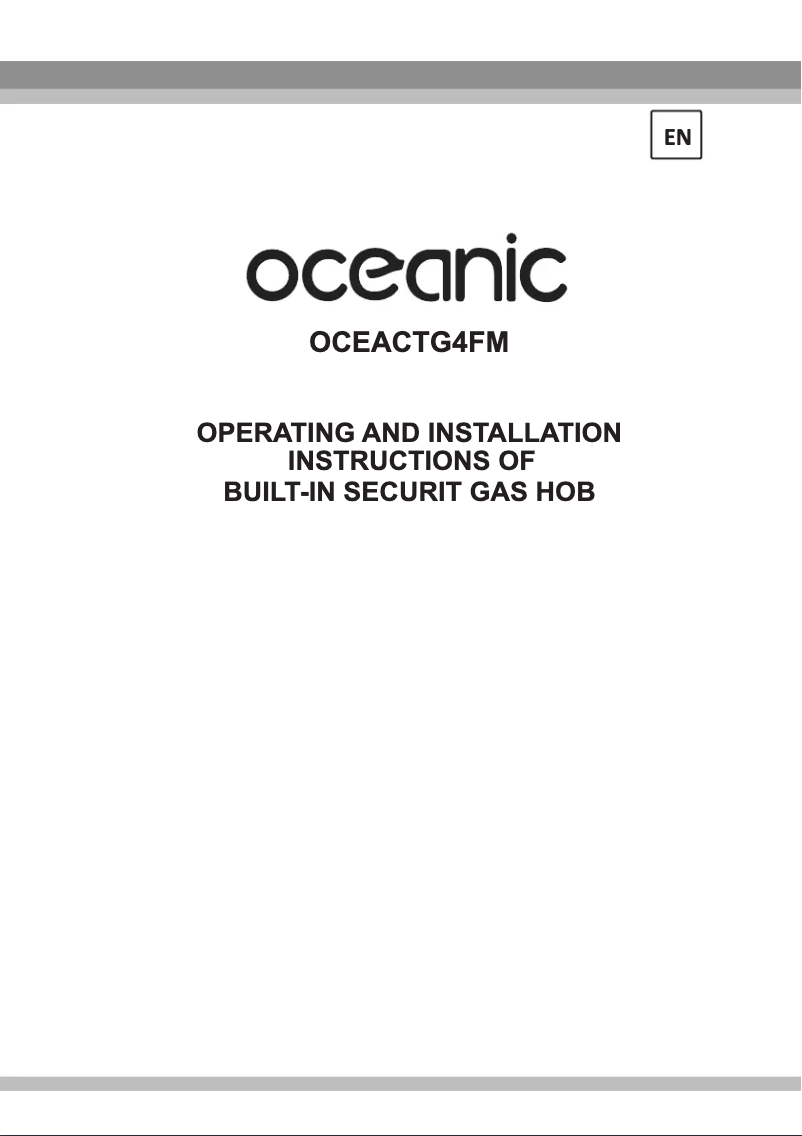Imagen de la primera página del manual del dispositivo OCEACTG4FM