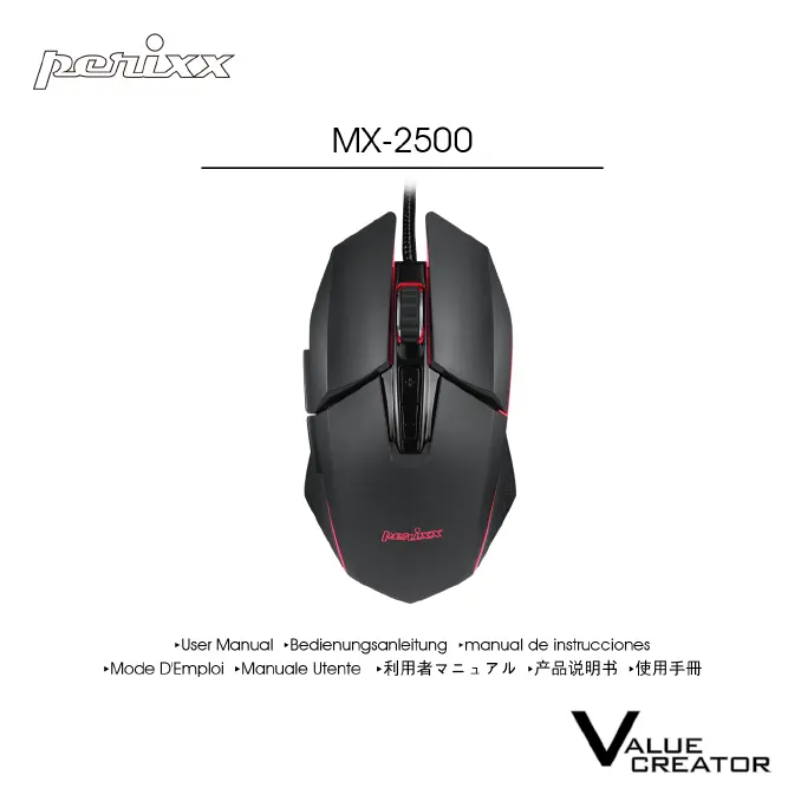 Imagen de la primera página del manual del dispositivo MX-2500