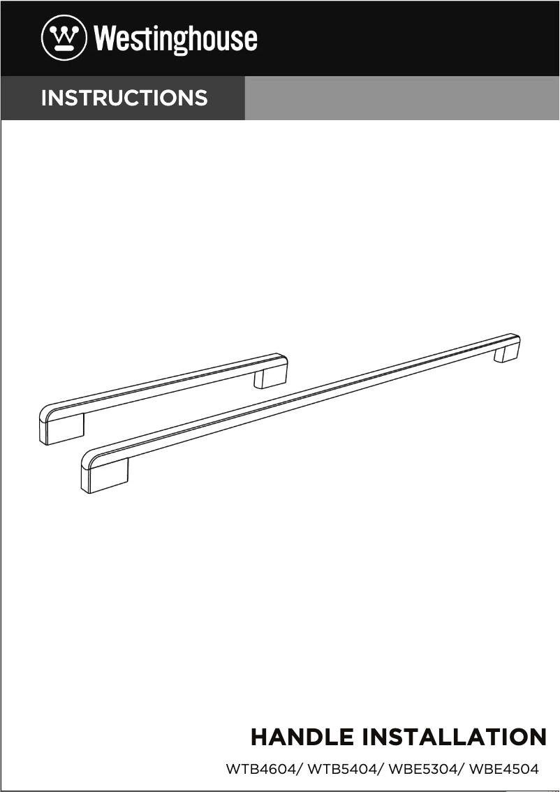 Página 1 del manual Guía de instalación Westinghouse WBE4504BB