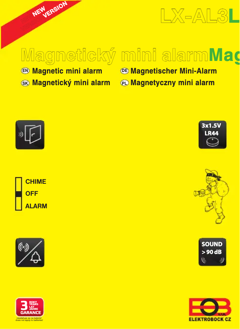 Página 1 del manual Manual de usuario Elektrobock LX-AL3