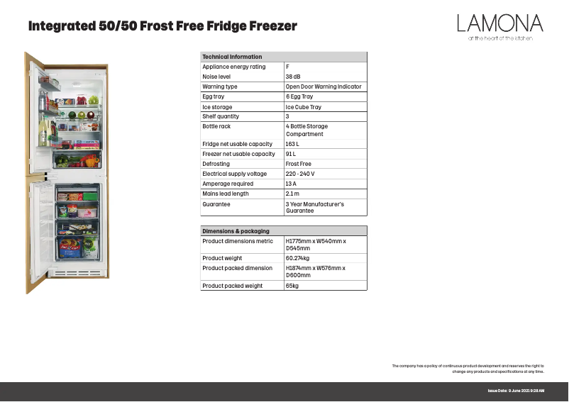 Imagen de la primera página del manual del dispositivo LAM6251