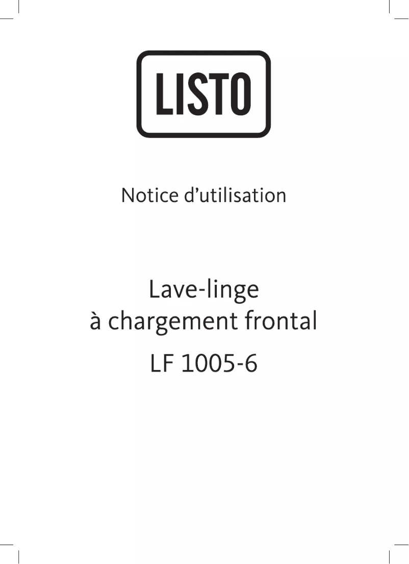 Página 1 del manual Manual de usuario Listo LF 1005-6