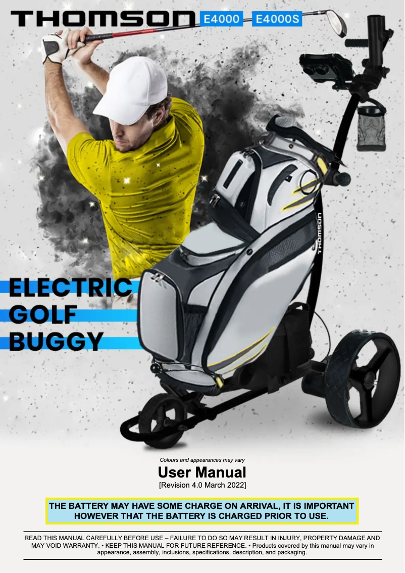 Imagen de la primera página del manual del dispositivo E4000