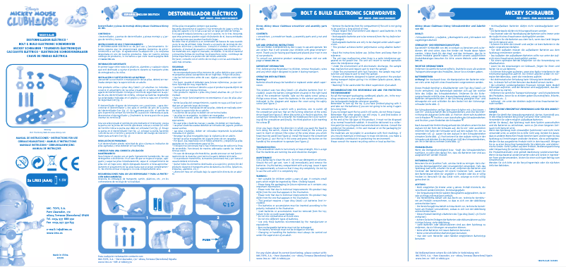 Página 1 del manual Manual de usuario IMC Toys 180215