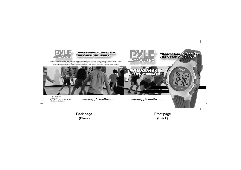 Imagen de la primera página del manual del dispositivo PSWGM64S