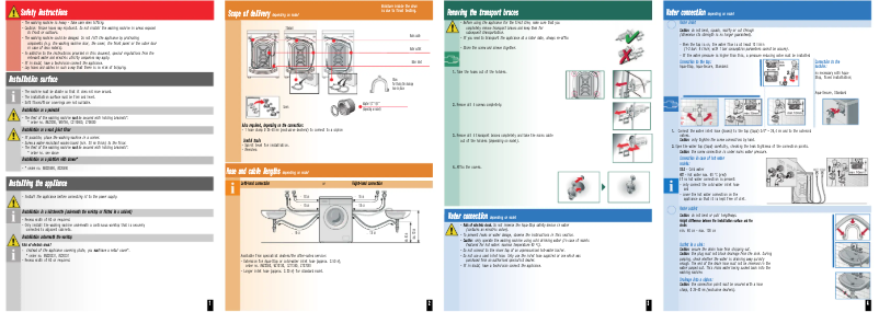 Página 1 del manual Guía de instalación Bosch WAQ20361EE