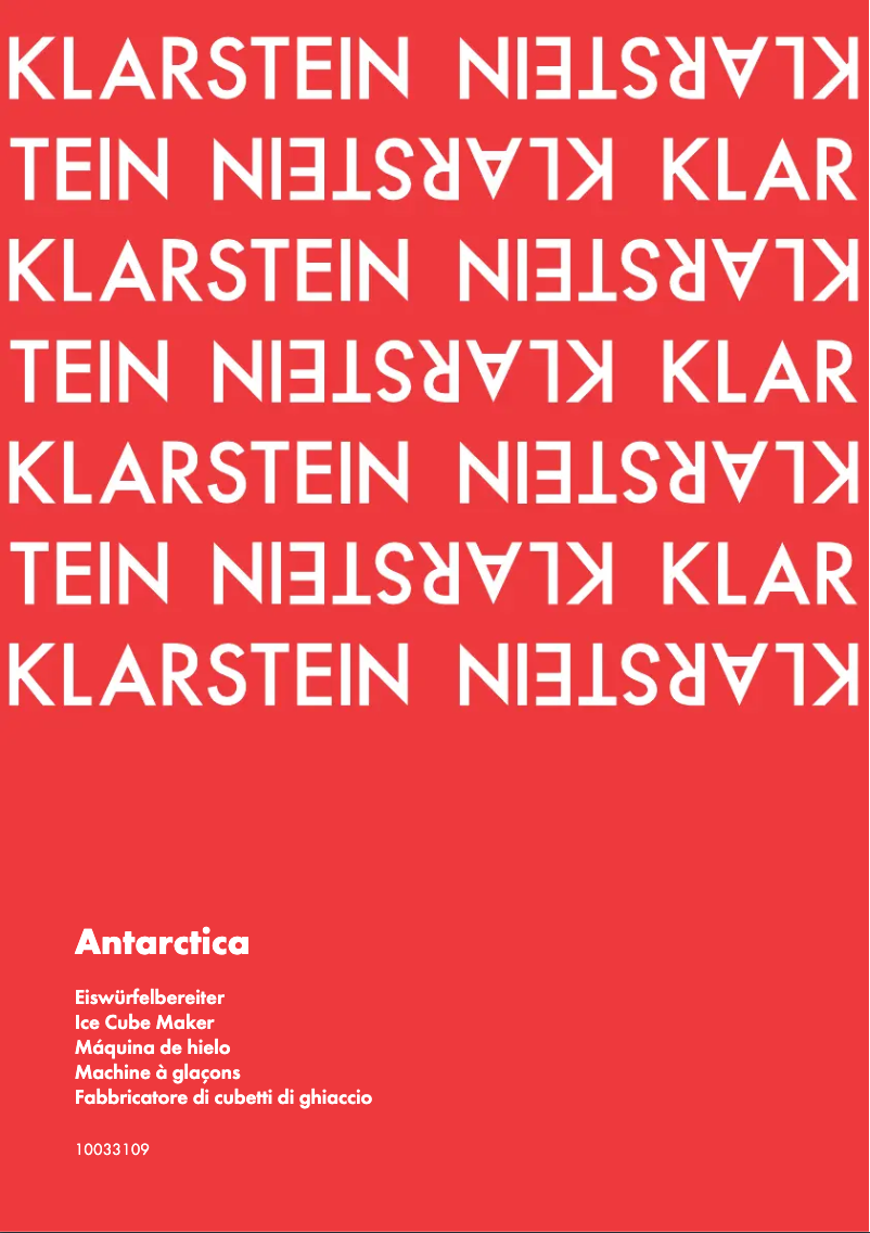 Imagen de la primera página del manual del dispositivo Antartica 10033109