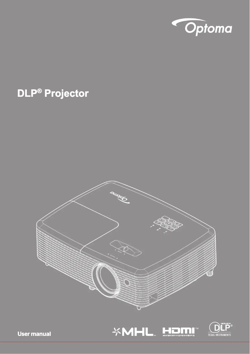 Página 1 del manual Manual de usuario Optoma S341