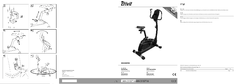 Imagen de la primera página del manual del dispositivo IAN 310716