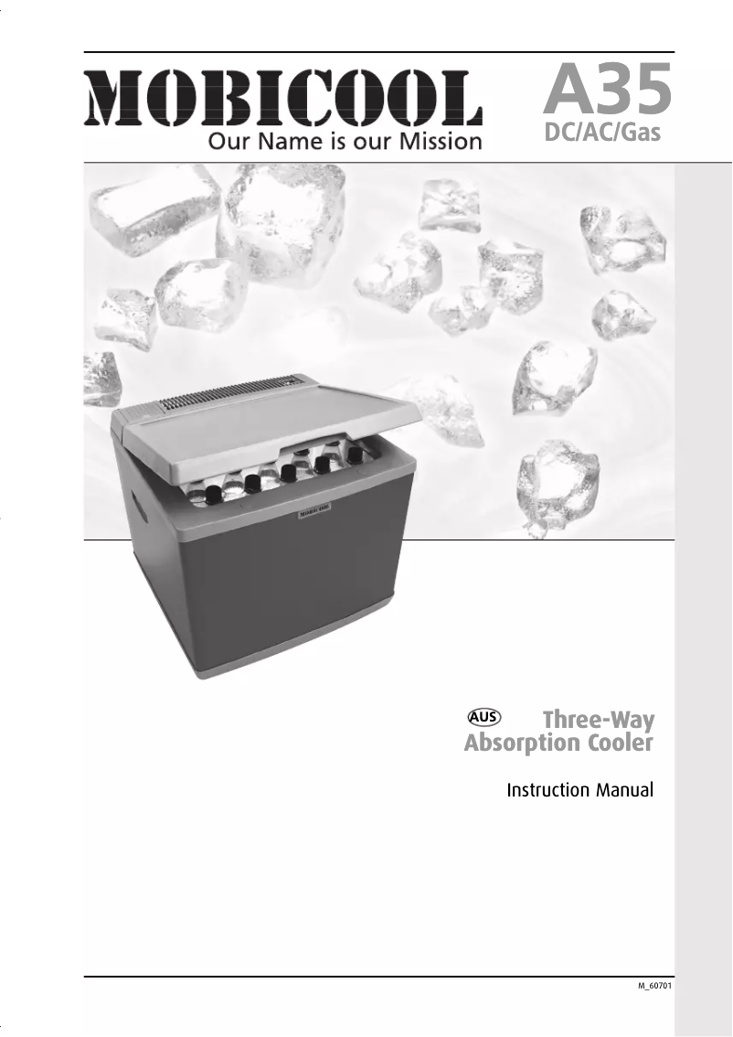 Página 1 del manual Manual de usuario Mobicool A35