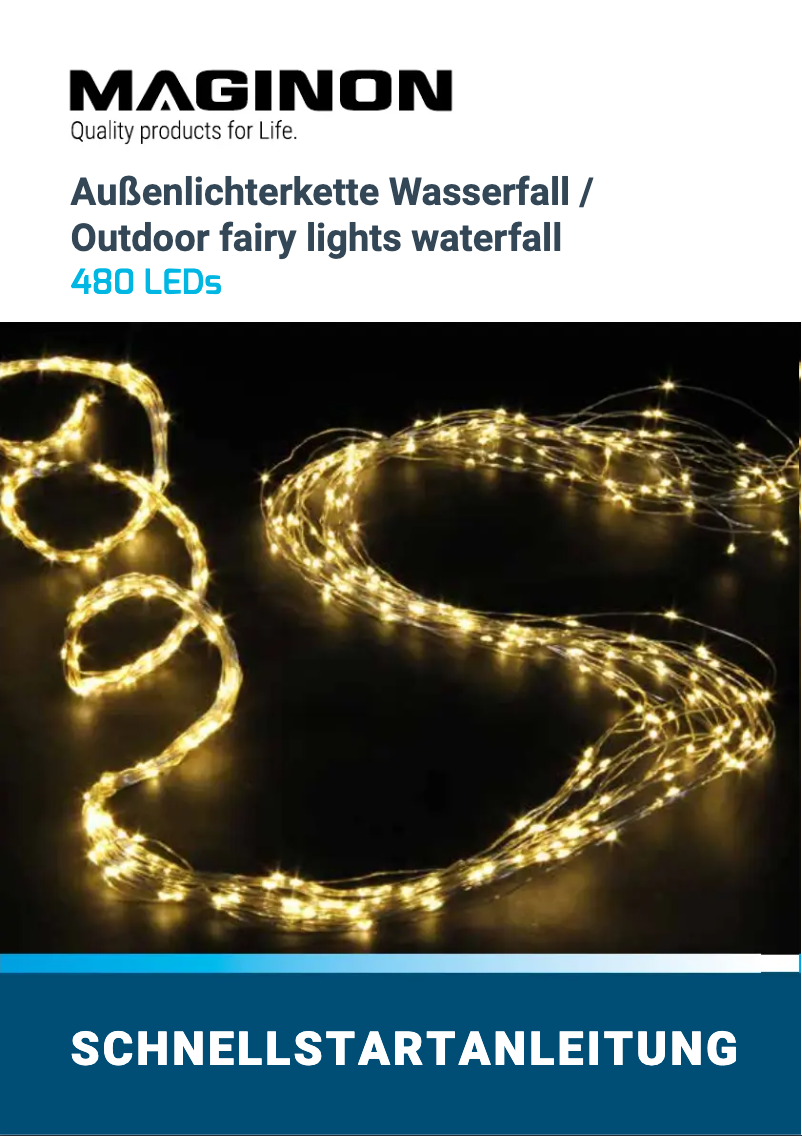 Página 1 del manual Manual de usuario Maginon 480 LEDs